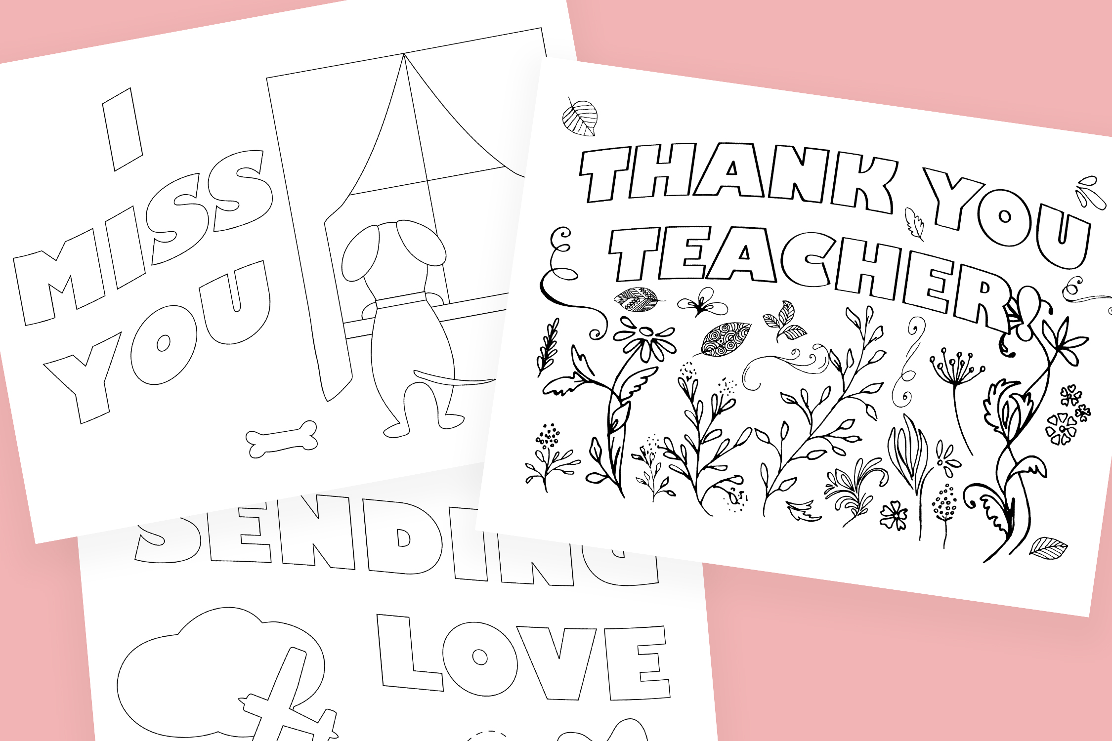 Social distancing coloring printables for kids â faking it fabulous