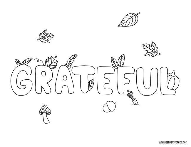 Thanksgiving coloring pages free printables