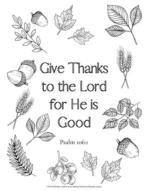 Printable gratitude coloring pages