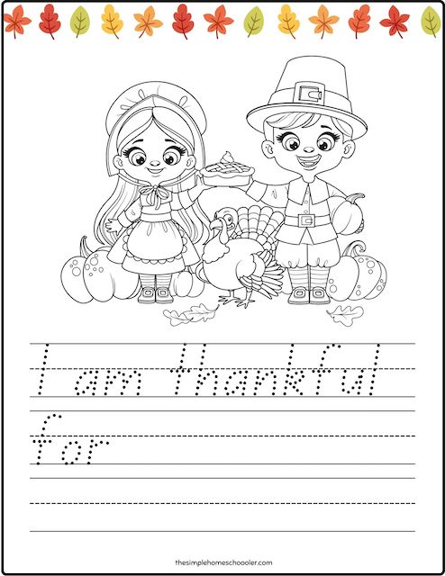 Gratitude in action free i am thankful worksheets for kids