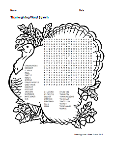 Thanksgiving turkey acrostic poem