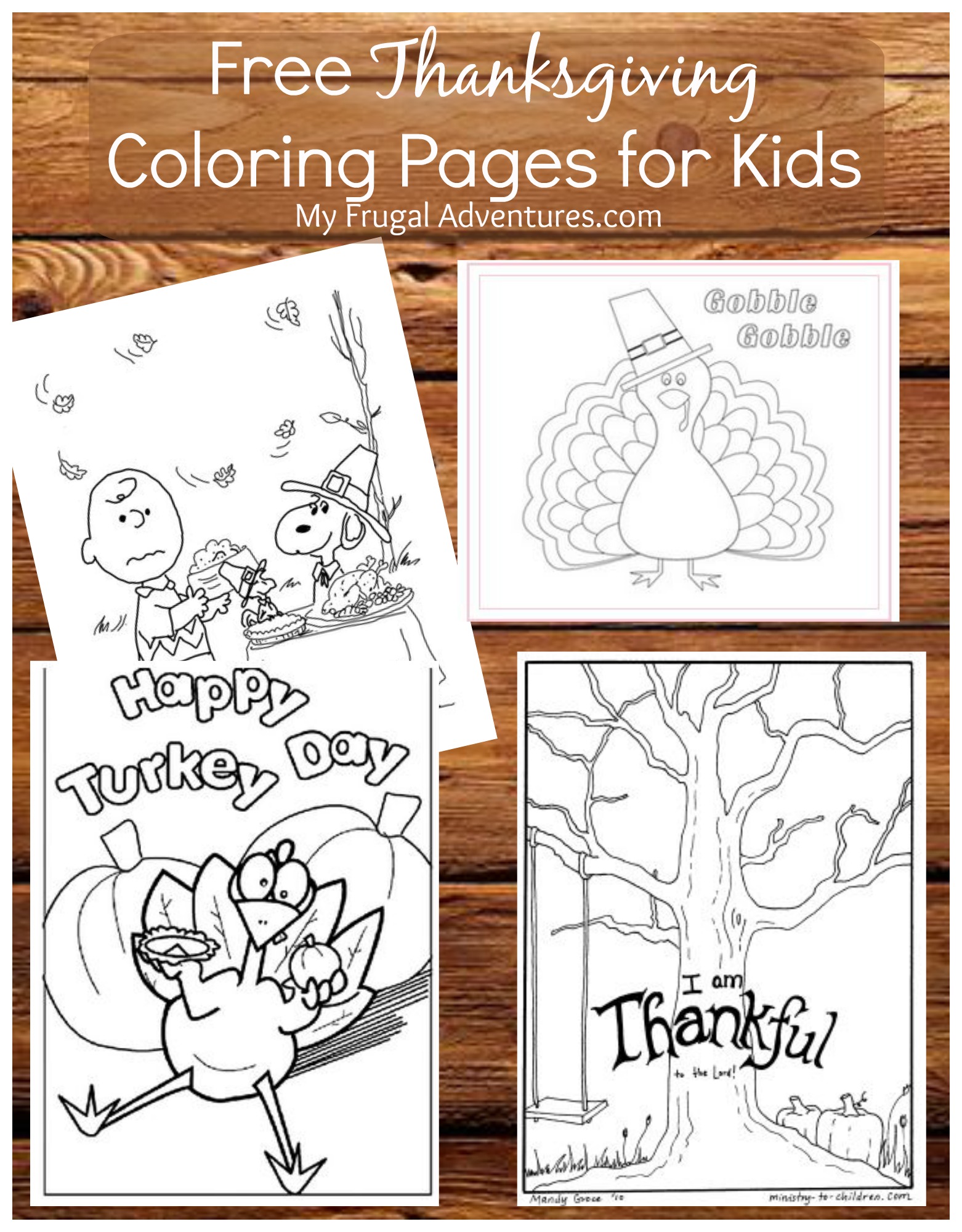 Free thanksgiving coloring pages