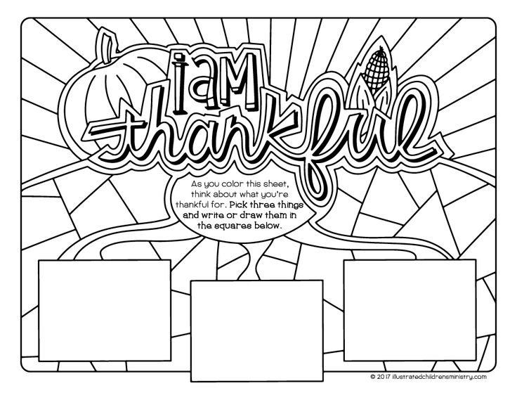I am thankful coloring pages â illustrated ministry thanksgiving coloring pages thankful coloring pages