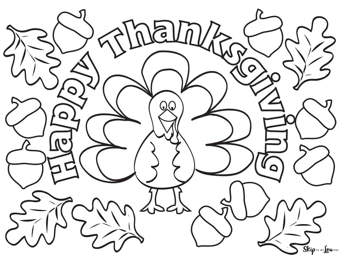 Thanksgiving coloring pages skip to my lou