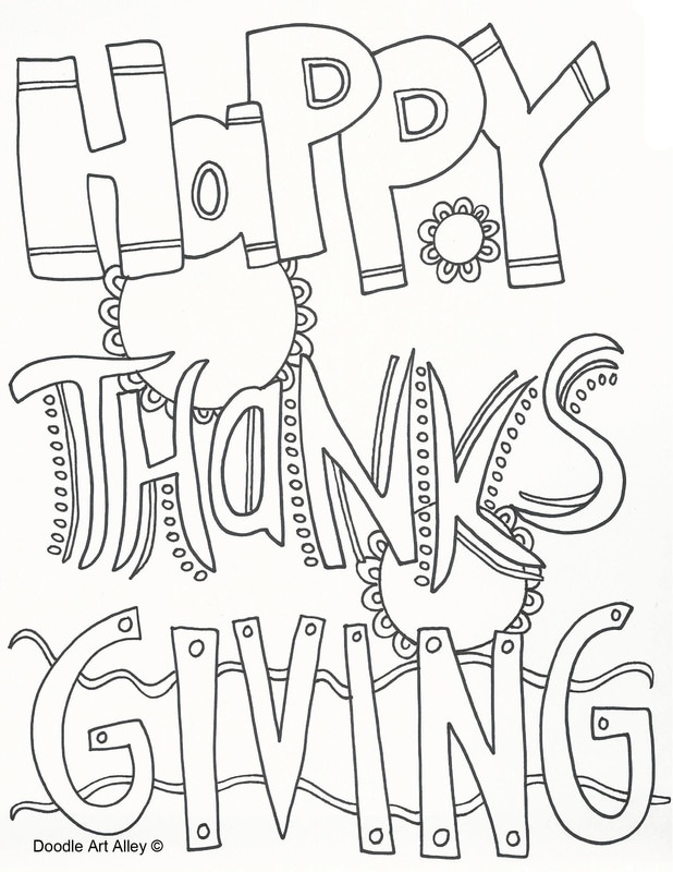 Thanksgiving coloring pages