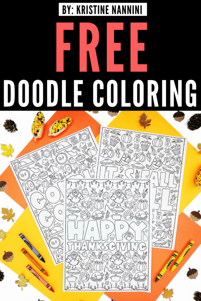 Free thanksgiving coloring pages