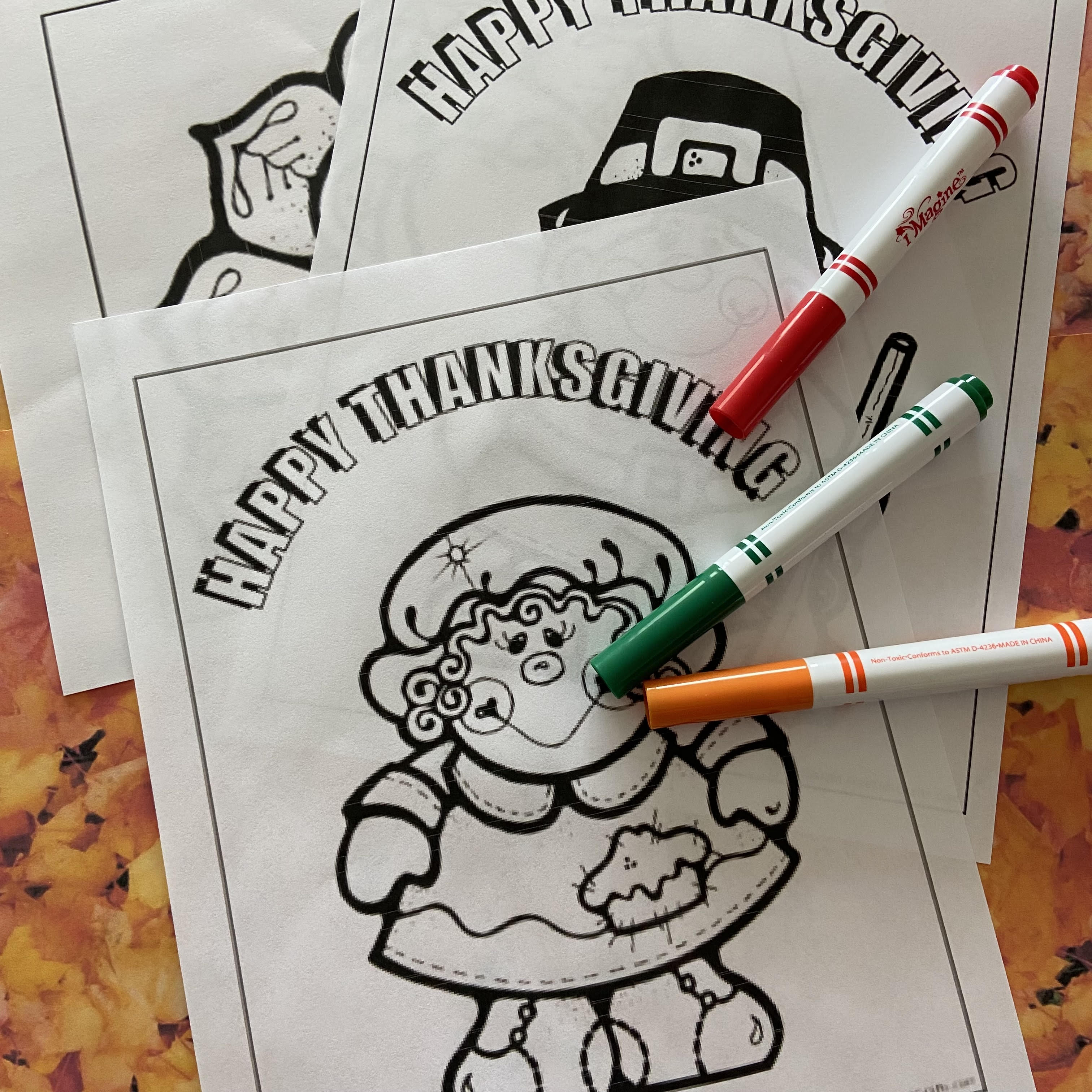 Thanksgiving coloring pages