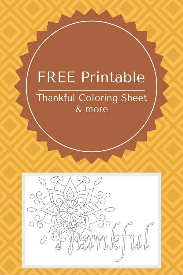 Free printable thanksgiving coloring pages