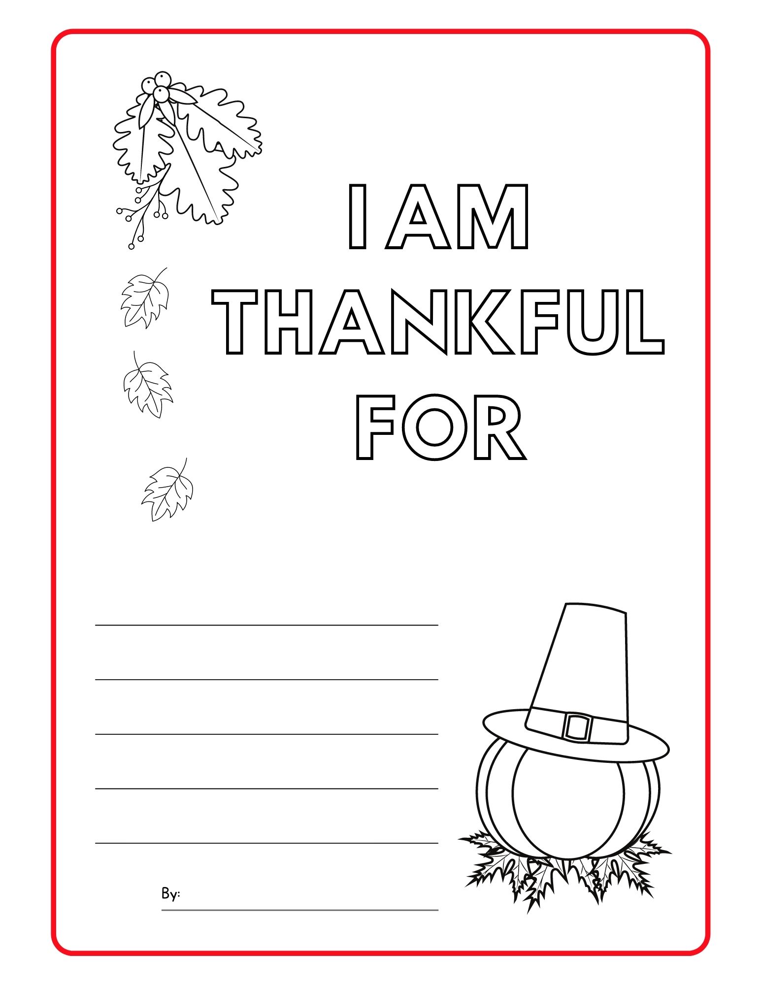 Free thanksgiving coloring pages activity sheets