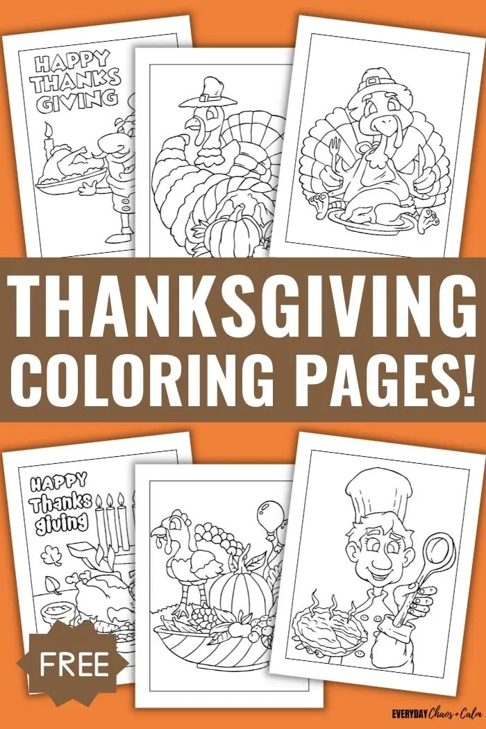 Free thanksgiving coloring pages pdf download