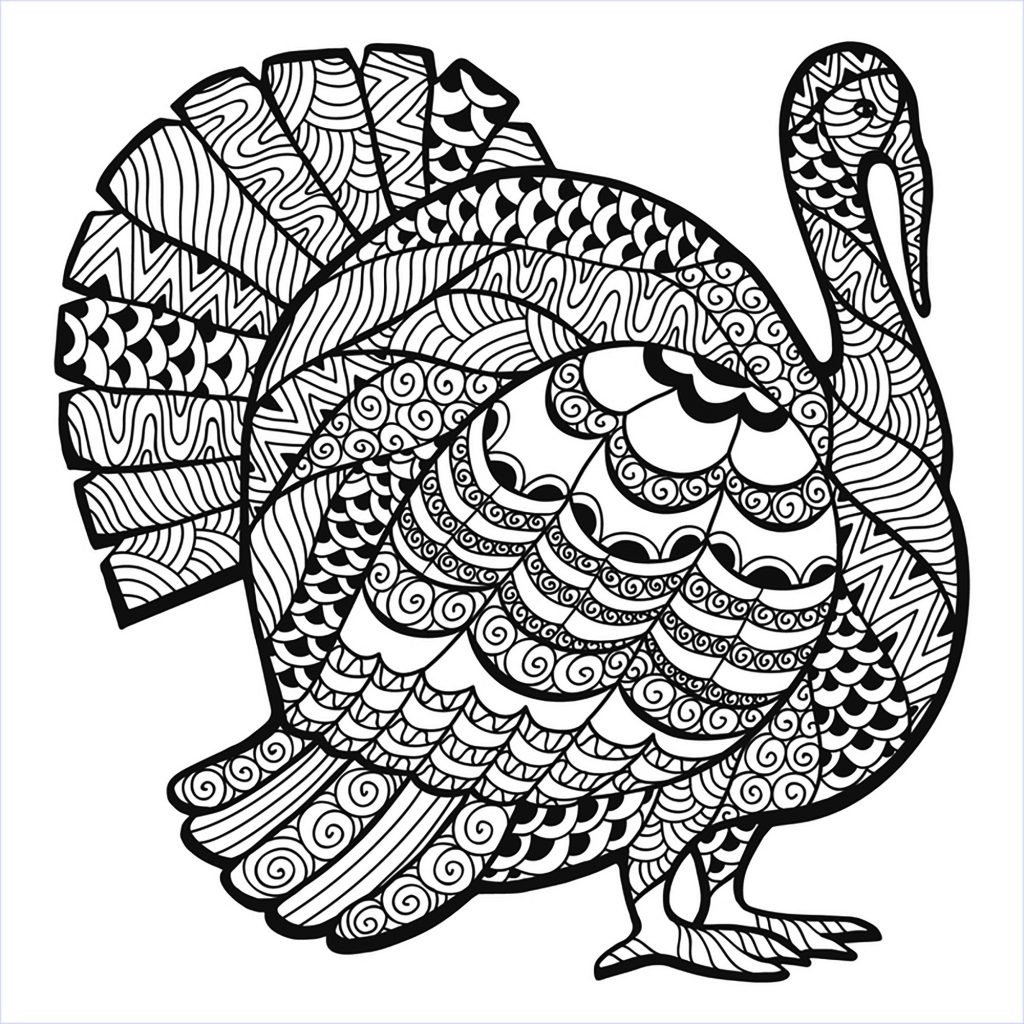 Free thanksgiving coloring pages for