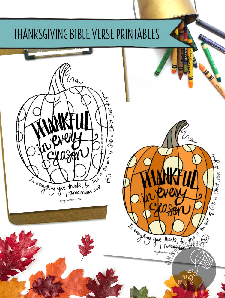 Thanksgiving art print coloring page printables