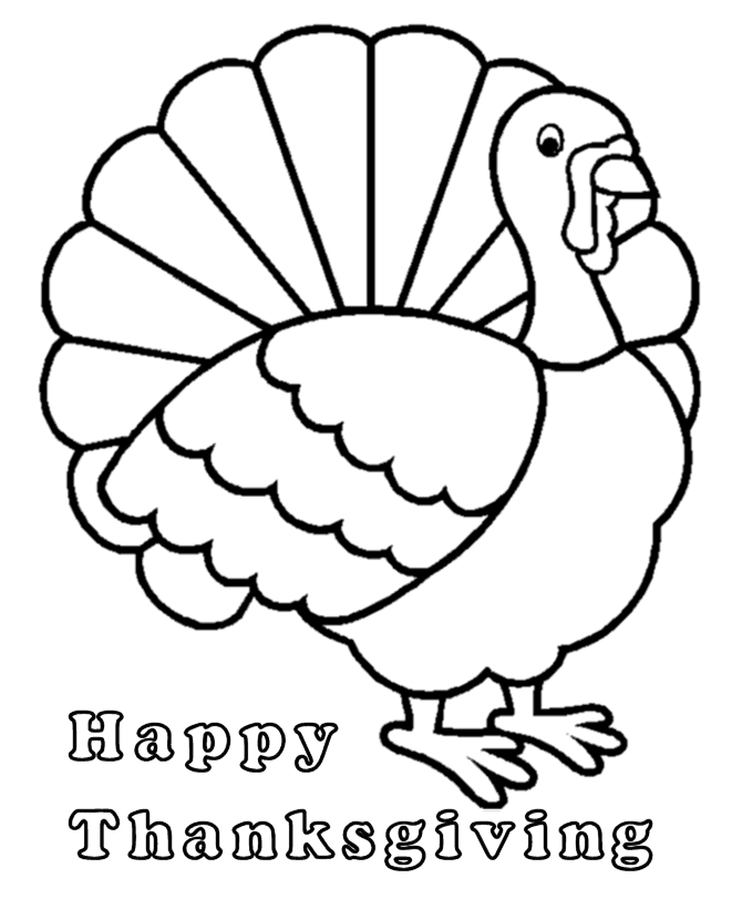 Thanksgiving day coloring page sheets