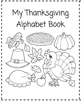 My thanksgiving alphabet coloring book pre