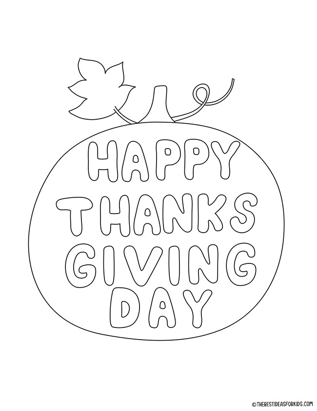 Thanksgiving coloring pages free printables