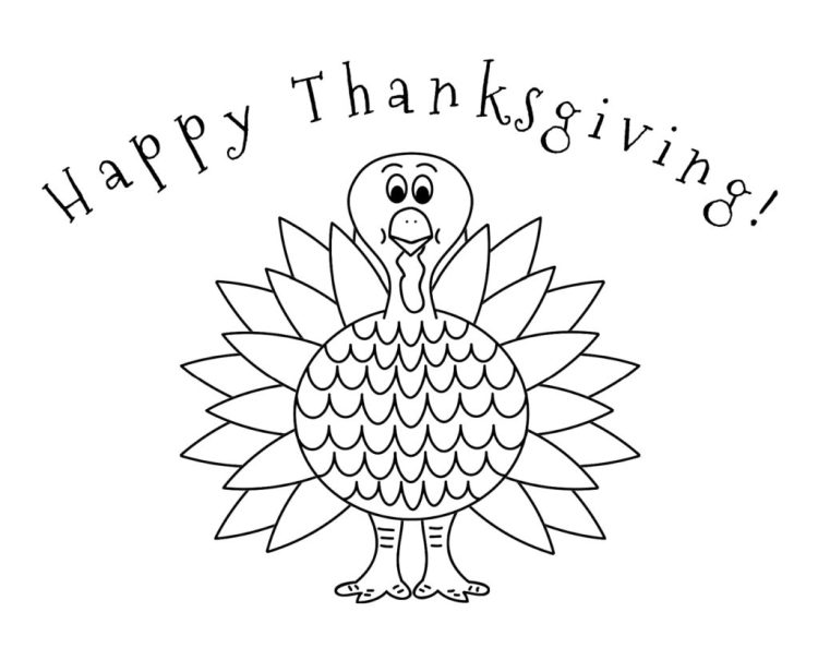 Free printable thanksgiving cards for kids to color