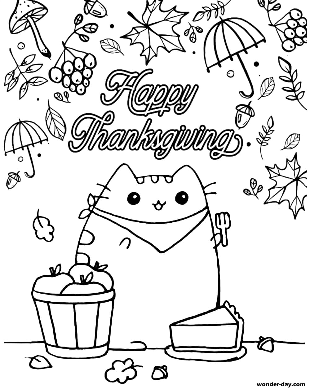 Thanksgiving coloring pages printable coloring pages