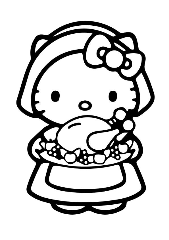 Hello kitty with food coloring page hello kitty coloring kitty coloring hello kitty colouring pages