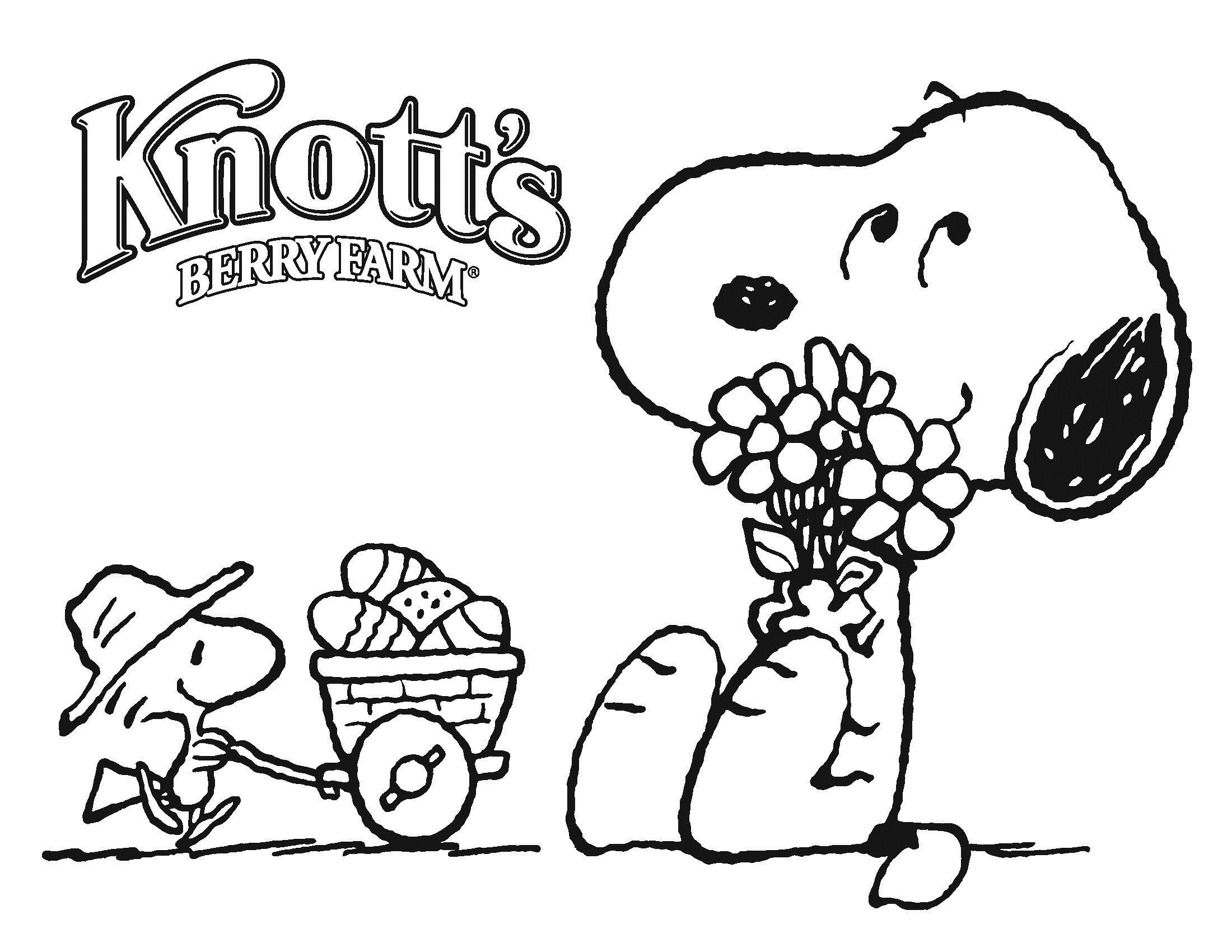 Free printable snoopy coloring pages for kids