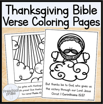 Thanksgiving bible verse coloring pages christian preschool ministry curriculum