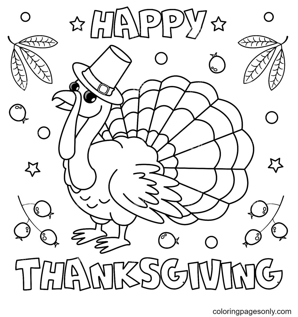 Thanksgiving coloring pages printable for free download