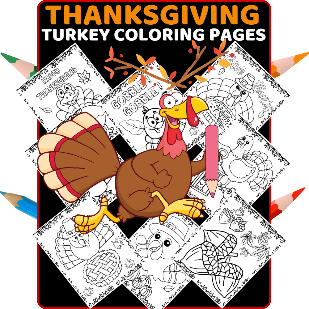 Turkey thanksgiving coloring pages made by teachers