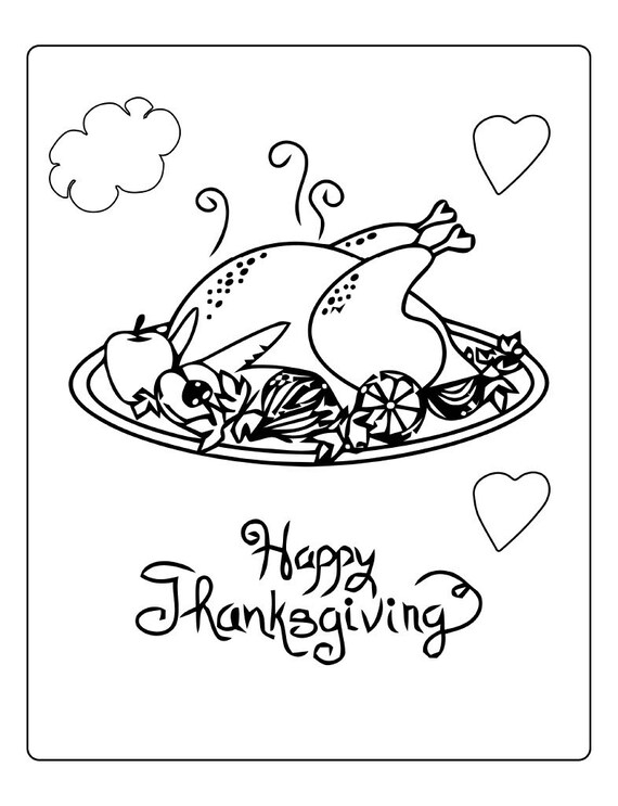 Thanksgiving coloring sheets