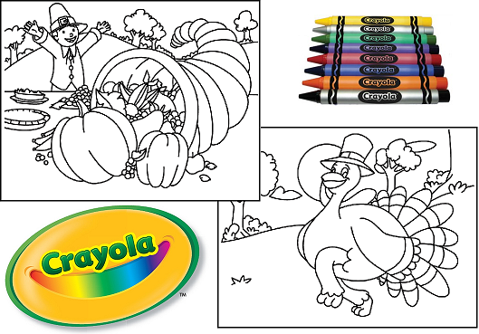 Free thanksgiving coloring pages from crayola