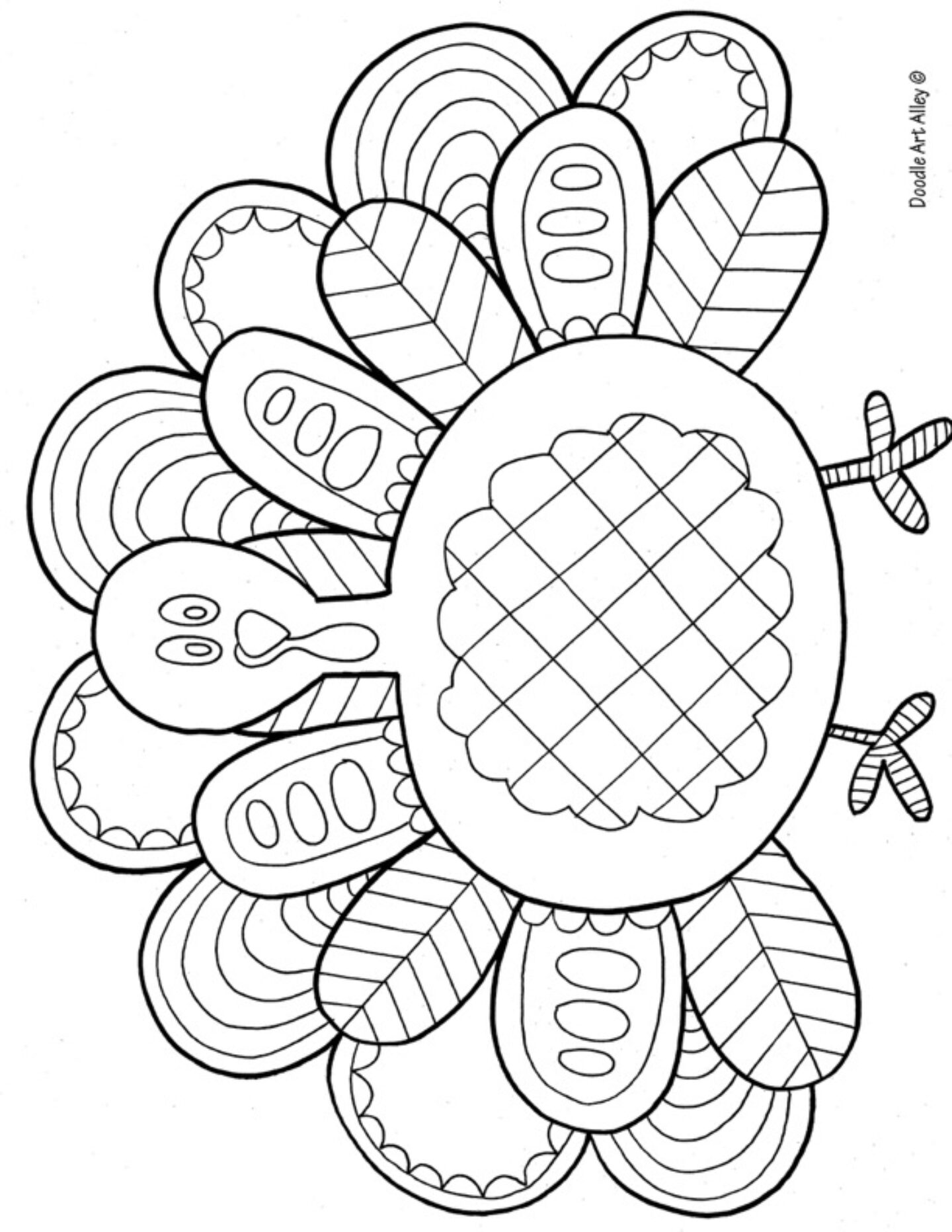 Thanksgiving coloring pages to print for kids