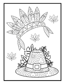 Free mindfulness native thanksgiving coloring pages by qetsy tpt