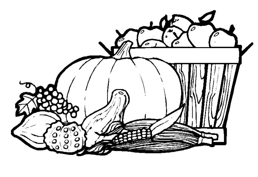 Free thanksgiving coloring pages for kids