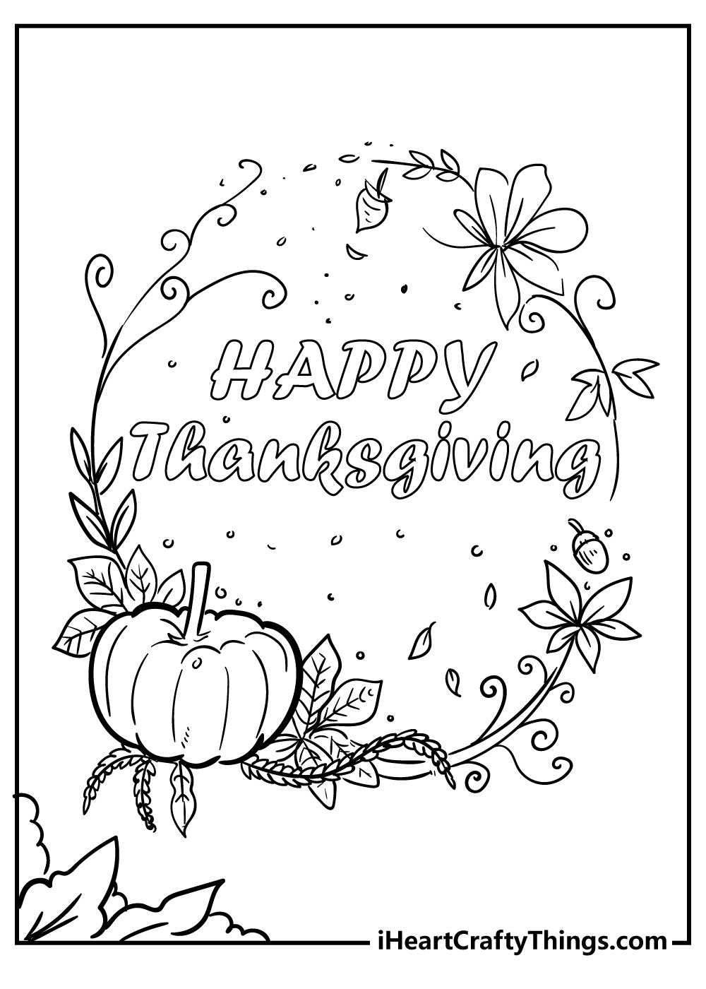 Thanksgiving present coloring pages free printables