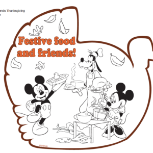 Disney thanksgiving coloring pages printable for free download