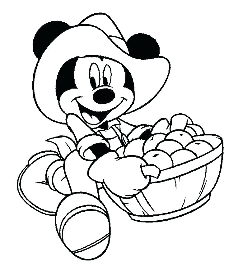 Coloring pages free disney thanks giving coloring pages