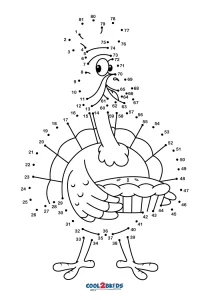 Free printable thanksgiving dot to dot