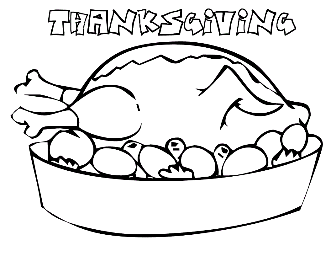 Free printable thanksgiving coloring pages for kids