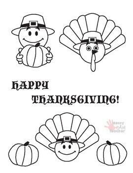 Emoji thanksgiving coloring worksheets by messy art teacher tpt