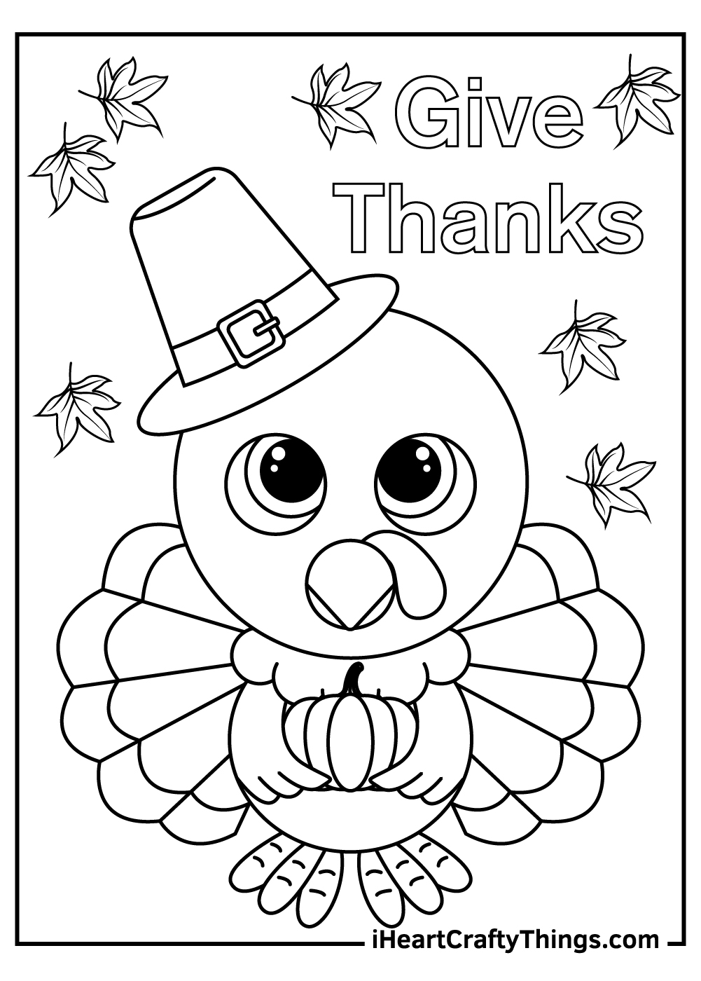 Thanksgiving turkey coloring pages free printables