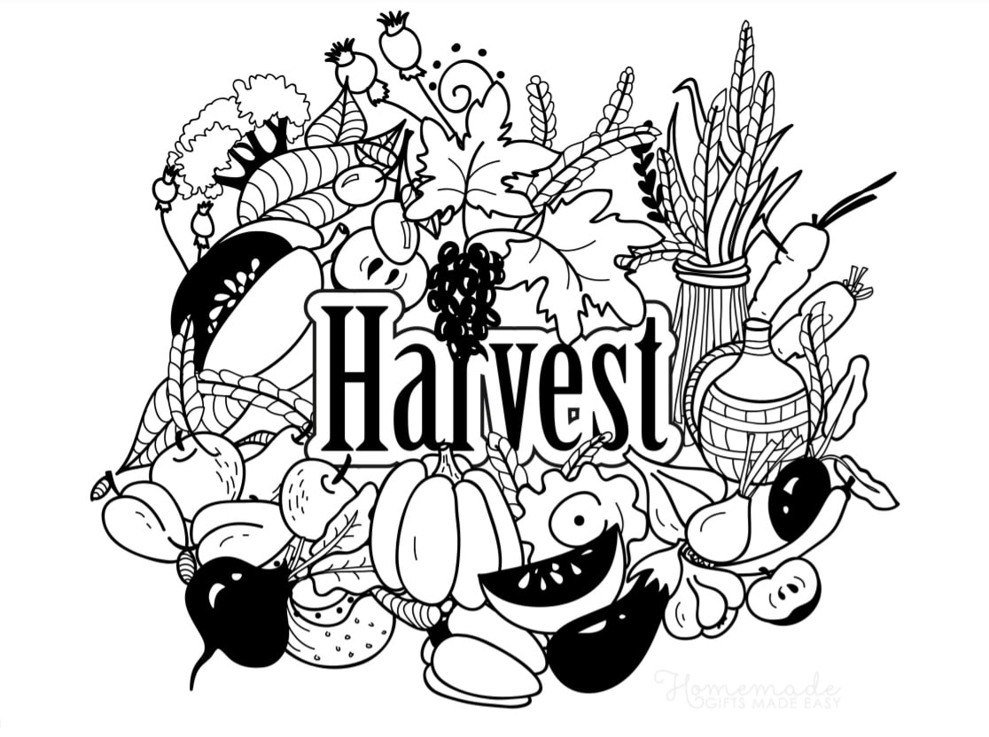 Free printable thanksgiving coloring pages for adults