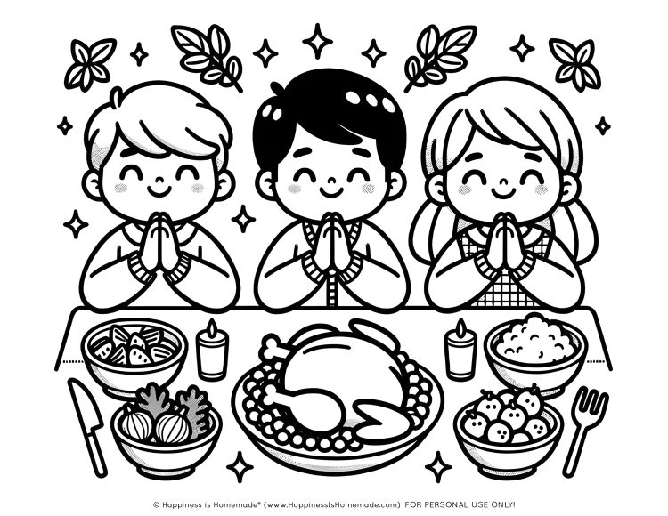 Free thanksgiving coloring pages for adults kids