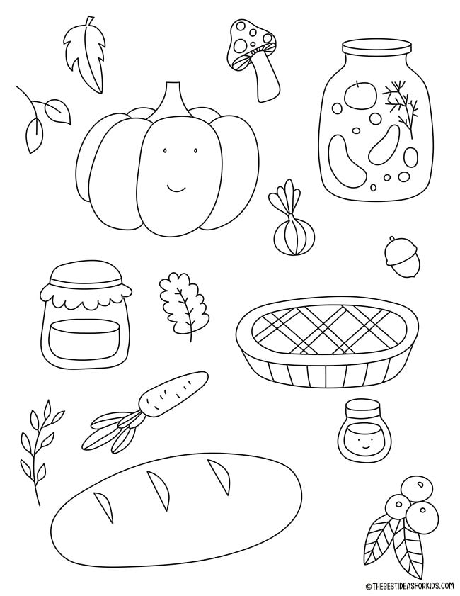 Thanksgiving coloring pages free printables