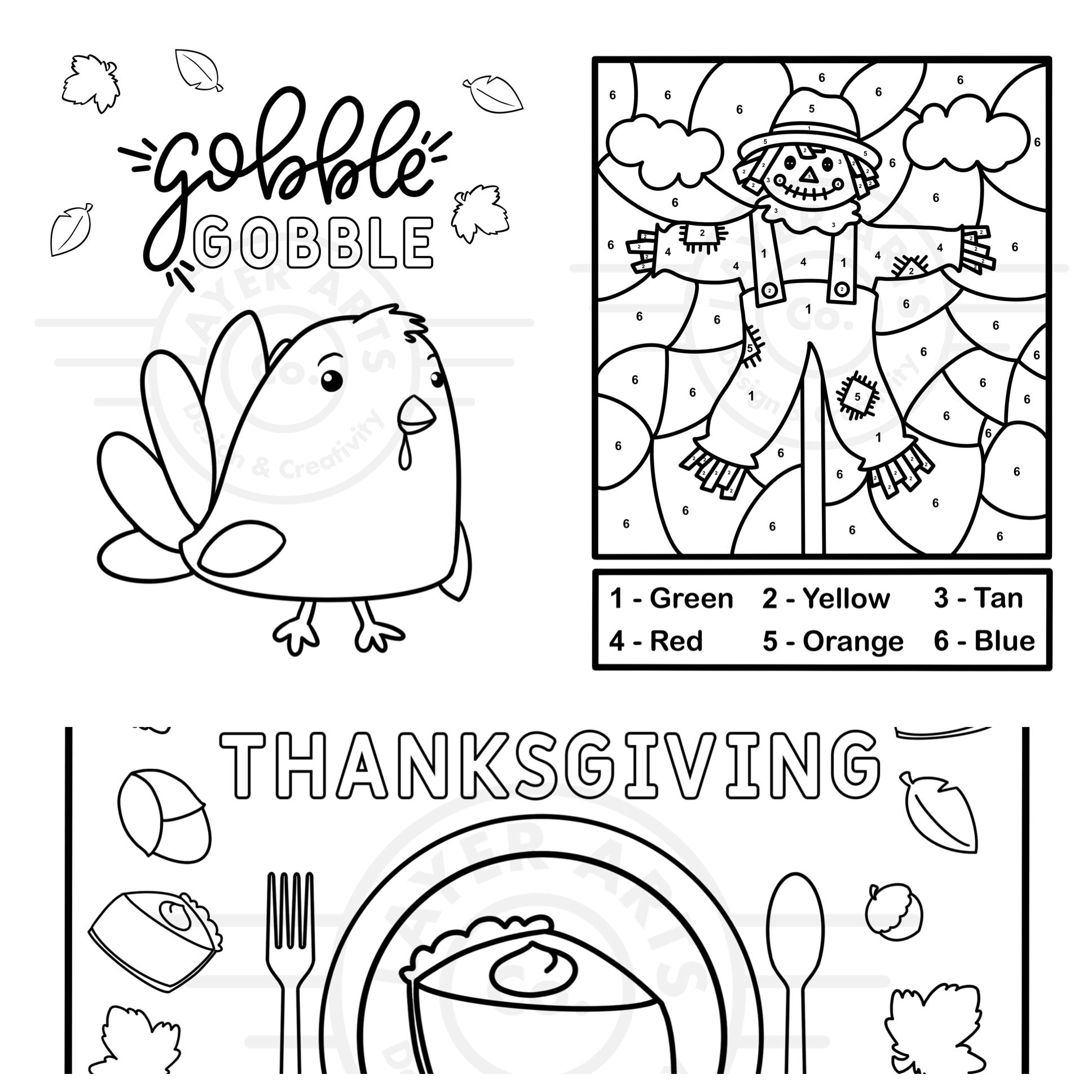 Thanksgiving activity sheets elementary classroom thanksgiving coloring pages fall activity sheets color by number turkey coloring page