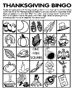 Thanksgiving usa free coloring pages