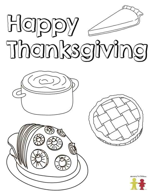 Thanksgiving coloring pages free printable for kids