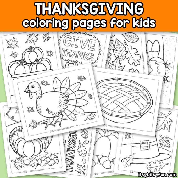 Thanksgiving coloring pages