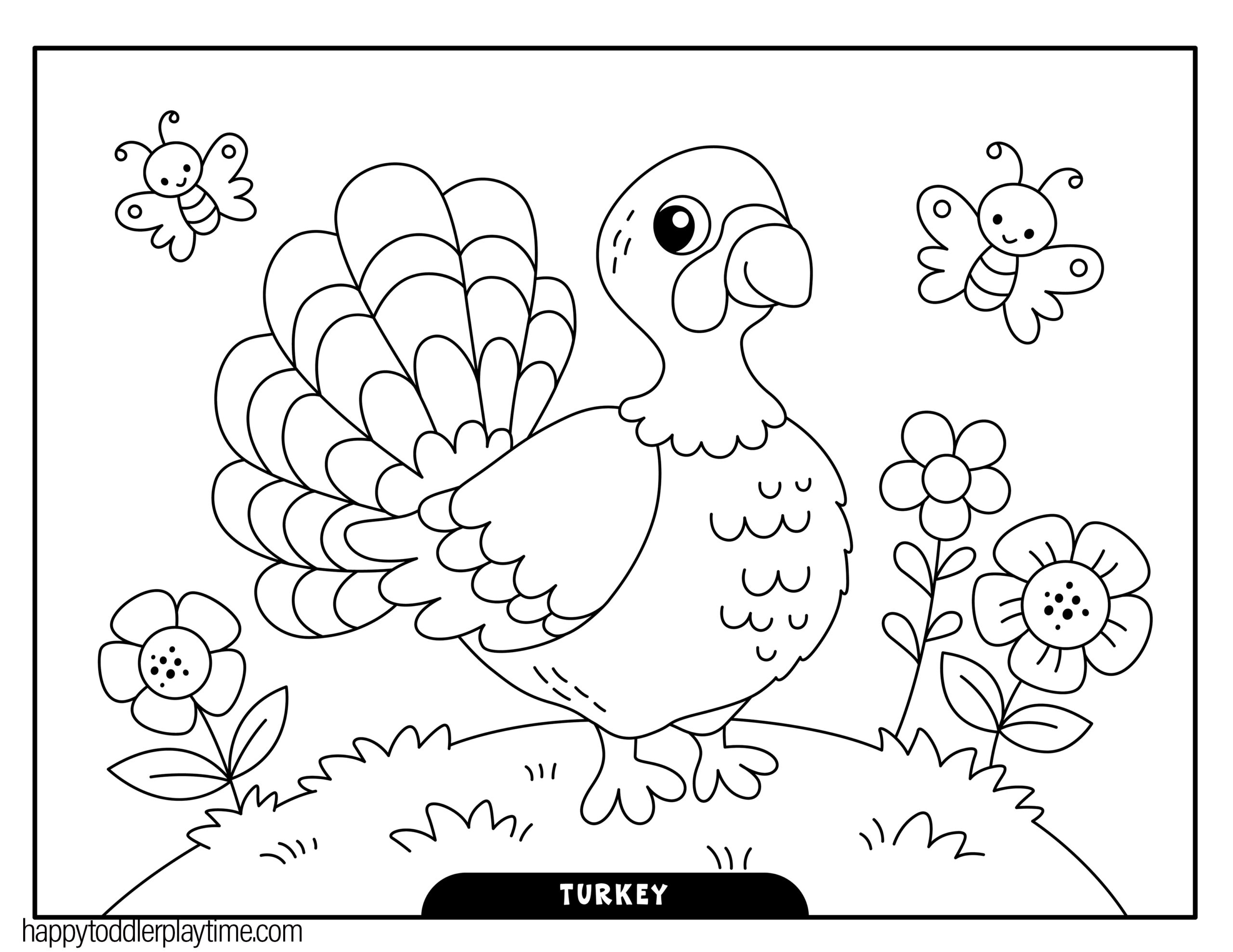 Free printable thanksgiving coloring pages for kids