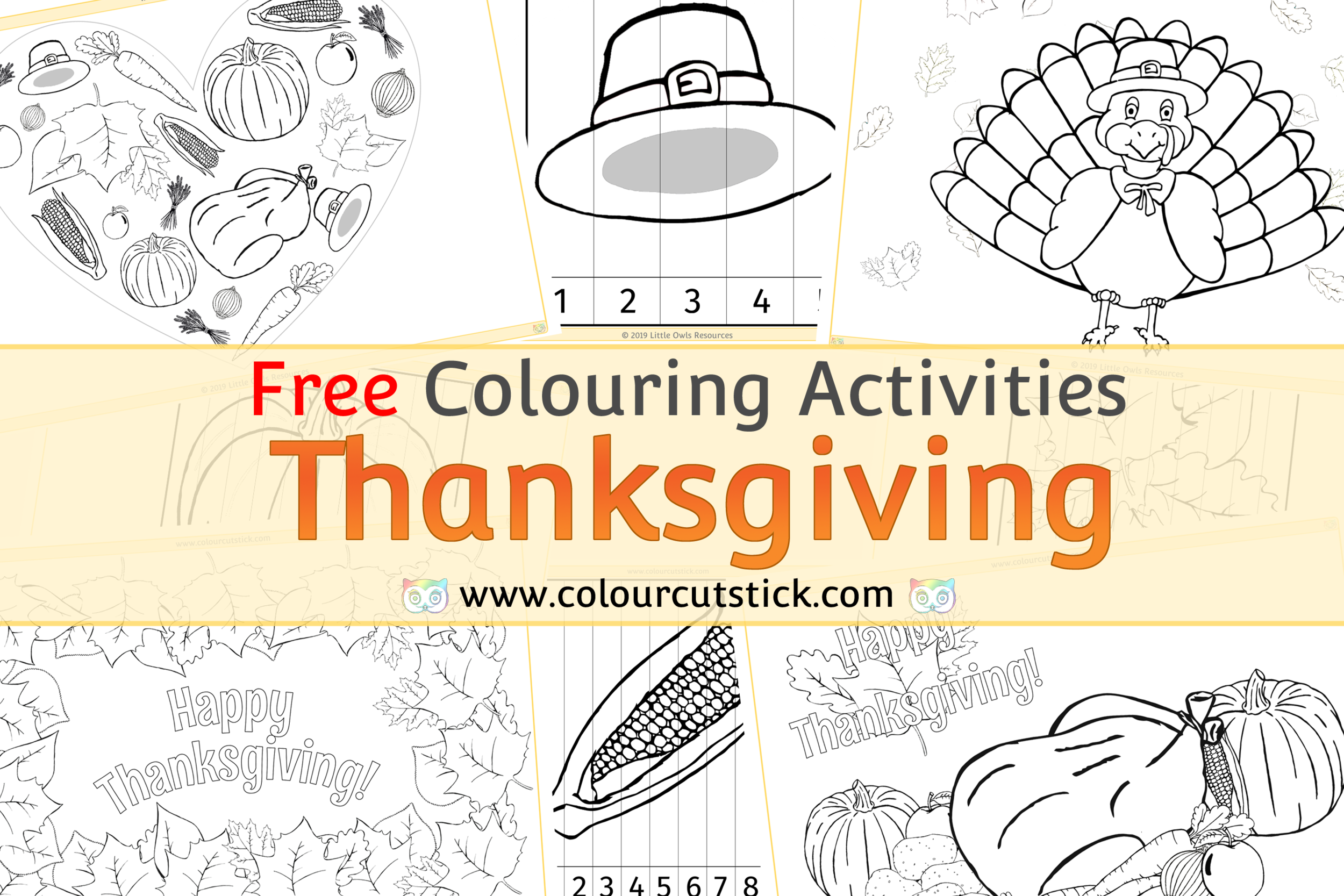 Free thanksgiving colouringcoloring pages