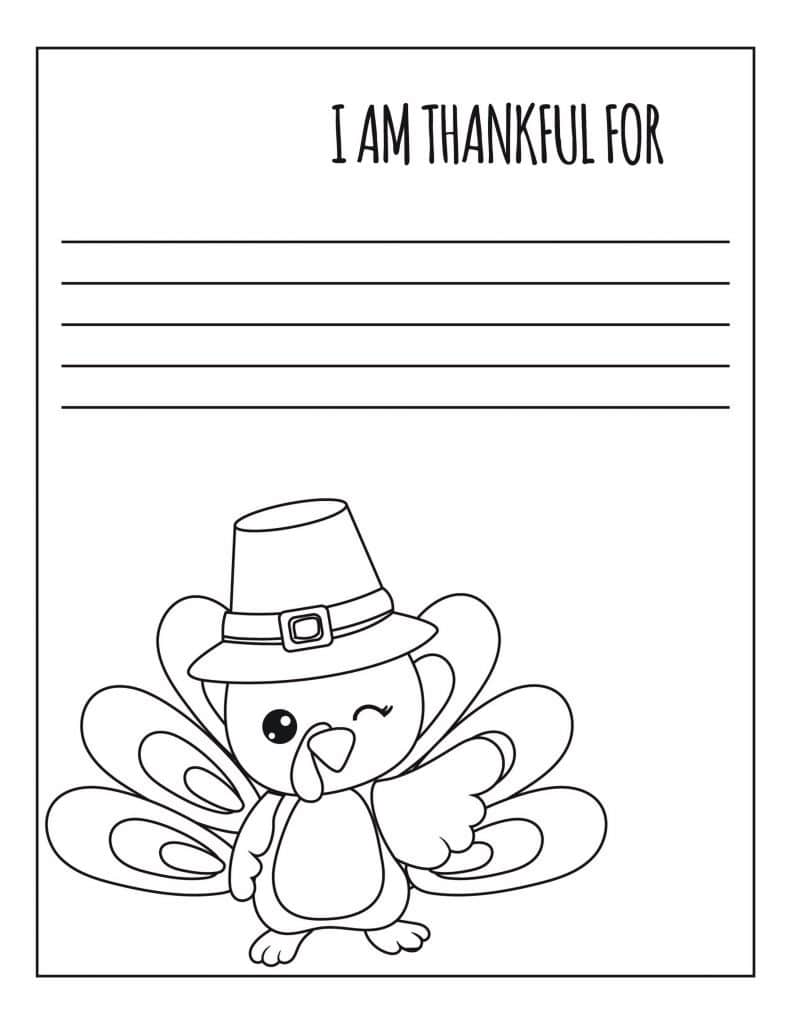 Free thanksgiving coloring pages