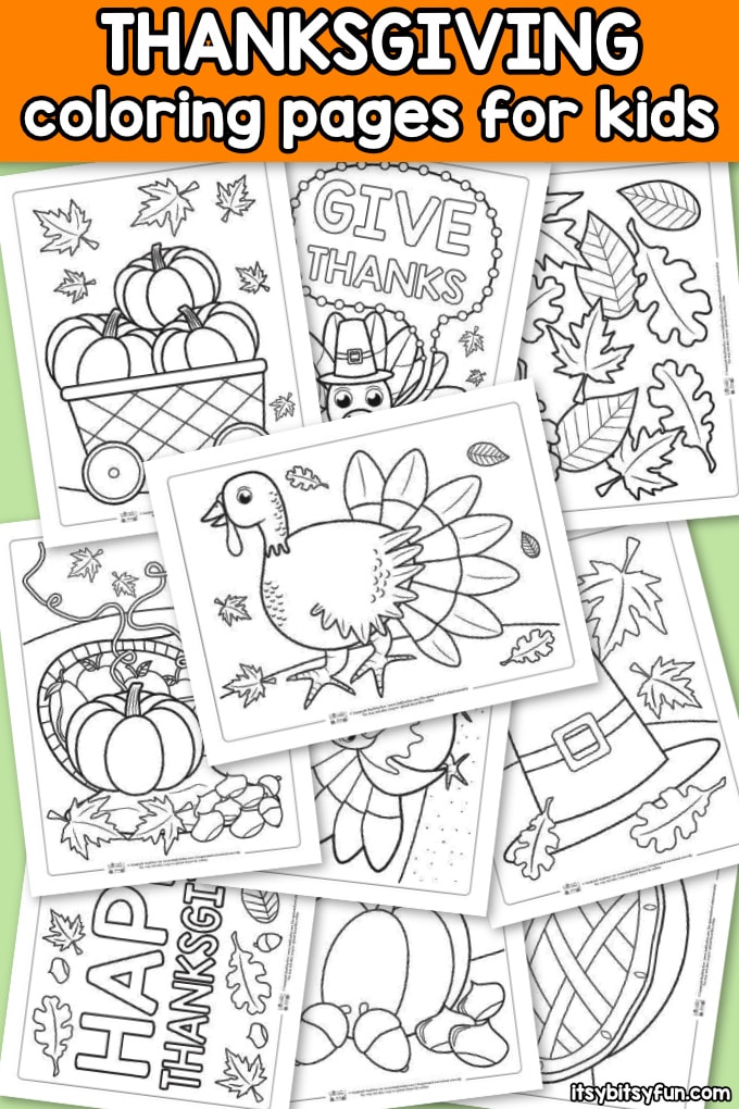 Thanksgiving coloring pages