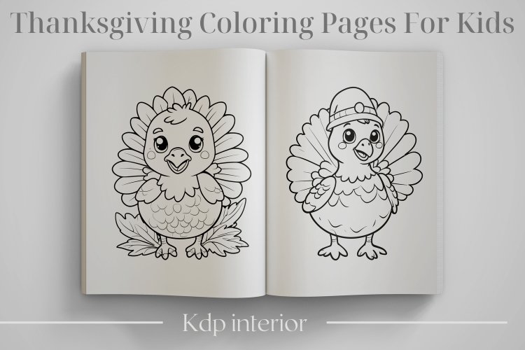 Thanksgiving coloring pages for kids